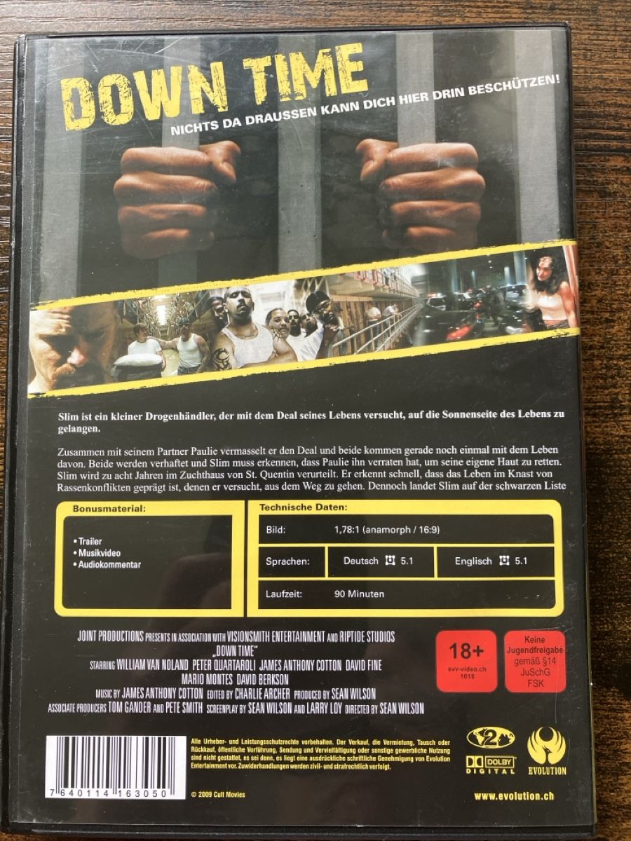 Tutti i DVDs: Down Time DVD – Usato da Glarus venduto da Jhuber78 1