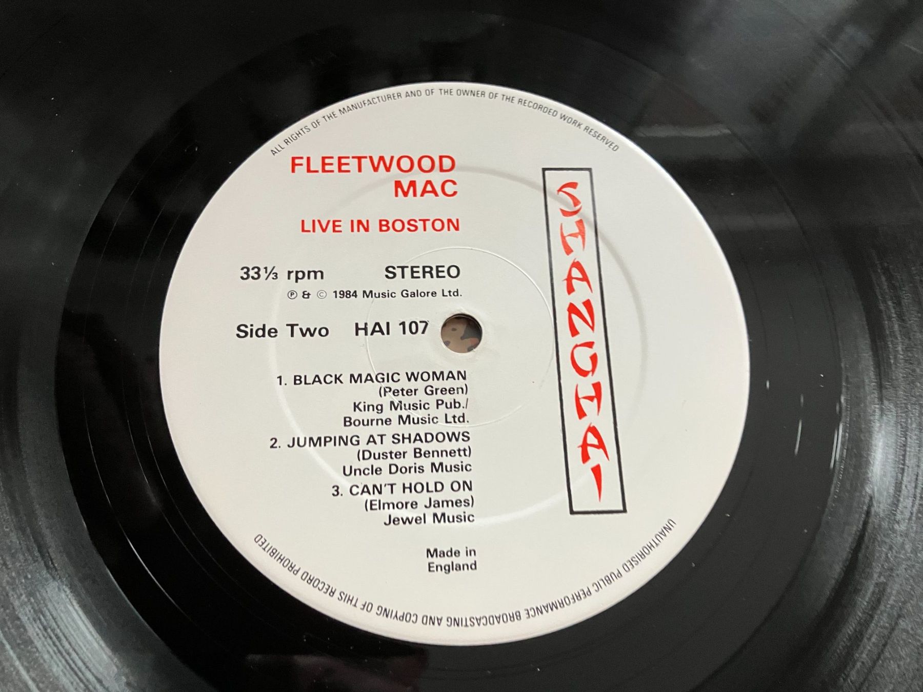 Dischi in vinile: Fleetwood Mac – Usato da Aarwangen venduto da Jukebox3 8