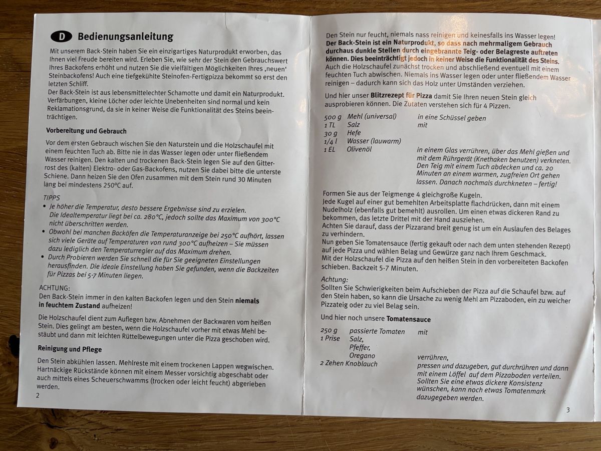 Rommelsbacher Elettrodomestici da cucina: Pizzastein 35 x 35 cm, originalverpackt – Nuovo e nell'imballaggio originale da Zürich venduto da Drengemann 4
