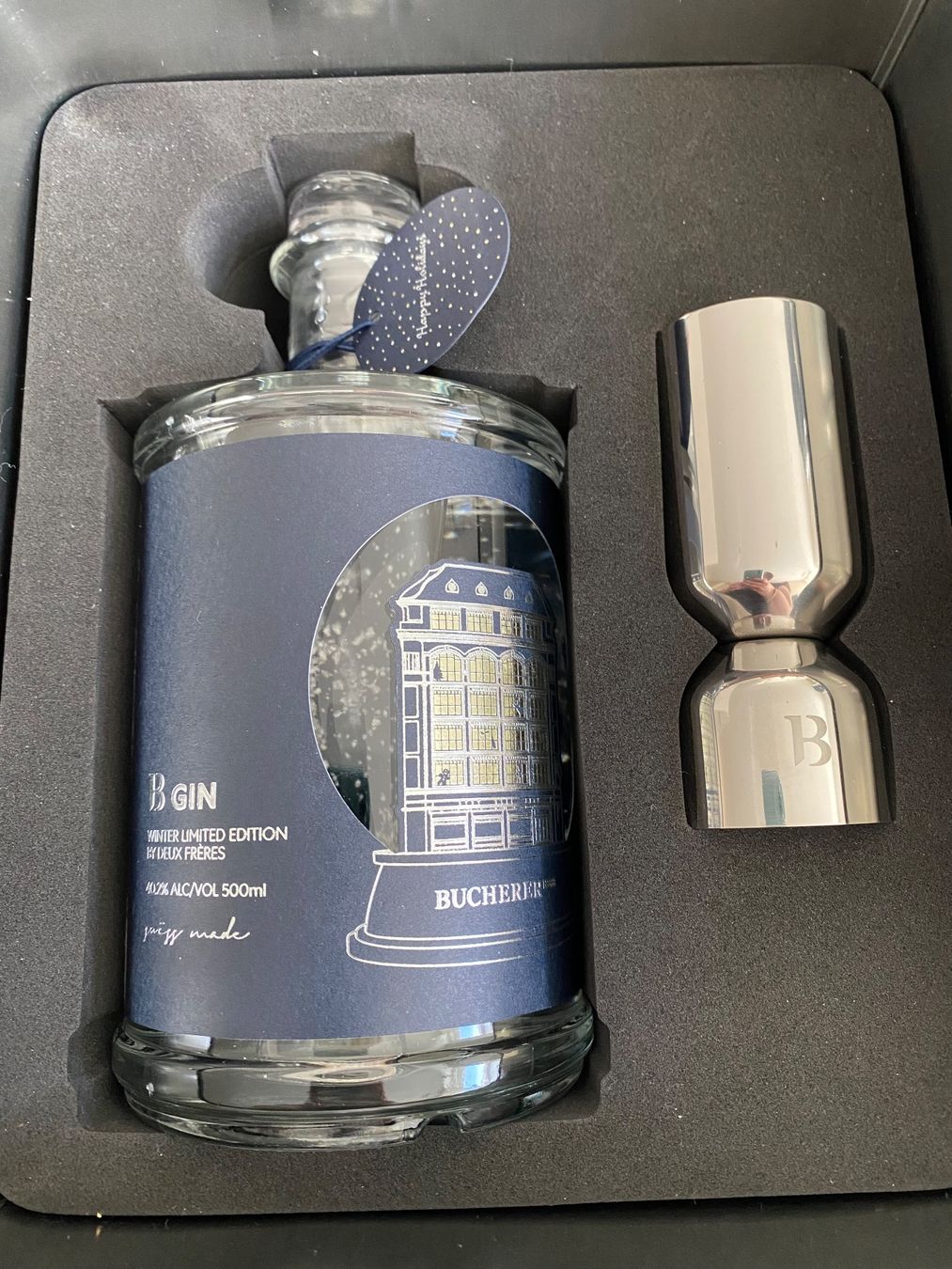 Bevande alcoliche: Bucherer B Gin Set, 500ml, neu und ungeöffnet – Nuovo e nell'imballaggio originale da Luzern venduto da Sommer_26 1