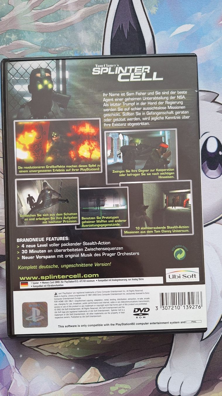 Giochi: Tom Clancy's Splinter Cell - KEINE ! KRATZER – Usato da Altstätten SG venduto da GGsGameshop 1