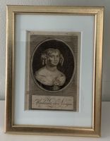 Gravure portrait de Madame de Sévigné