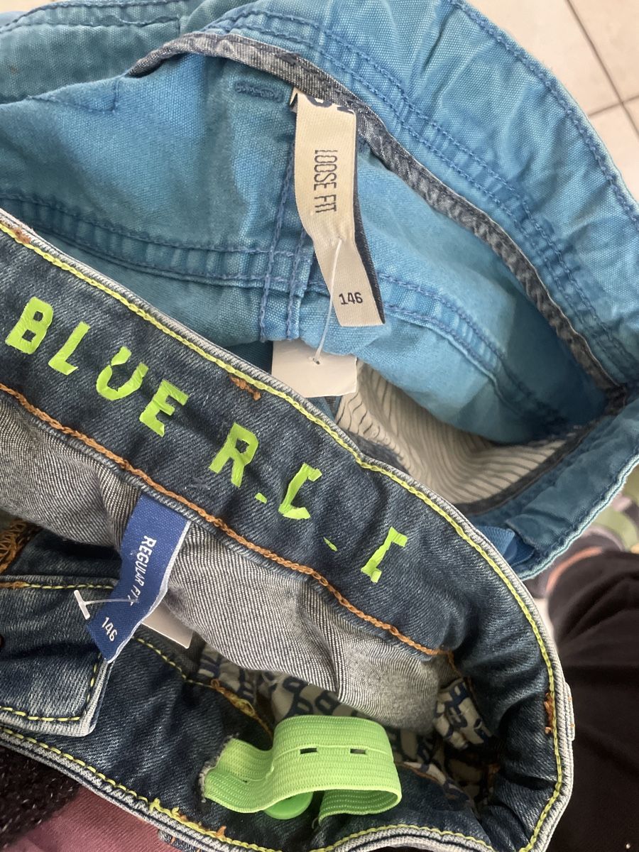 We Pantaloni: 2 coole blue ridge Capri/Shorts, Gr. 146, – Usato da Obergerlafingen venduto da cabo4 2