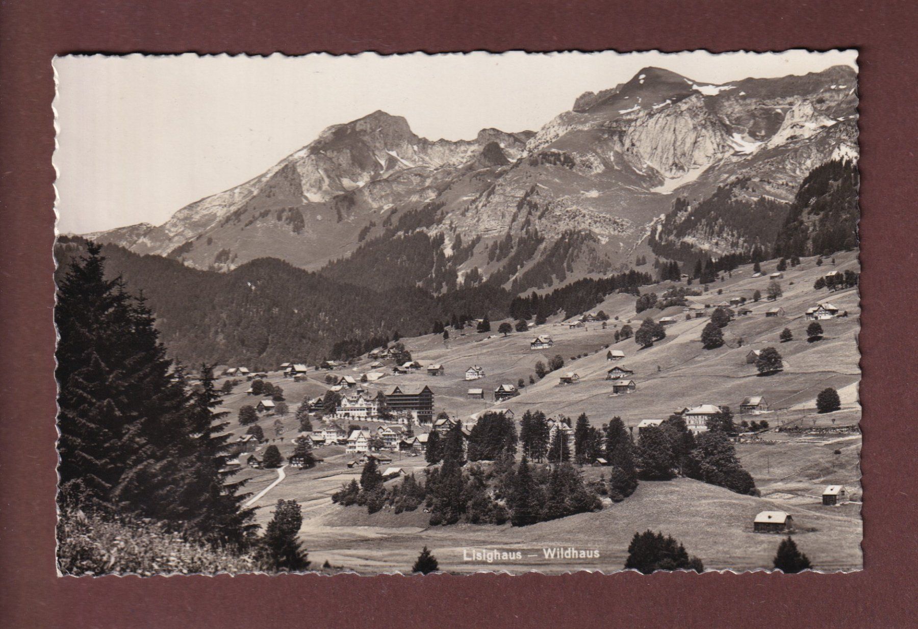 Ansichtskarten: LISIGHAUS - WILDHAUS - 1939 – Gebraucht aus Pully von nicecards-shop