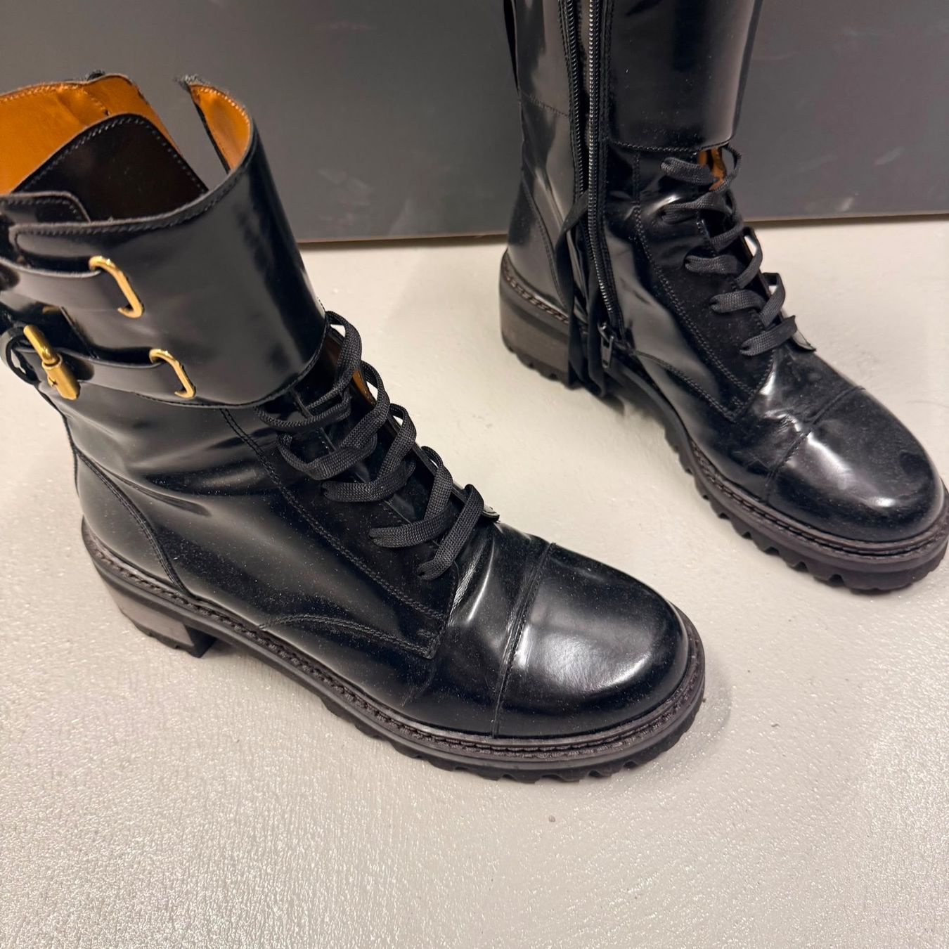 Chloé Scarpe da donna: SEE BY CHLOÉ Schnürboot "Mallory" schwarz – Usato da Cham venduto da John_Galt 3