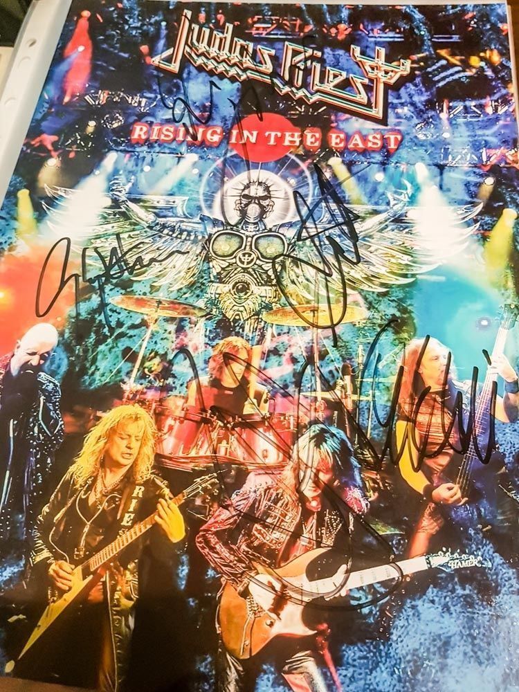 Autografi: Judas Priest - Original Autogramm Foto – Usato da Kaisten venduto da Simpsons4