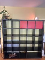 IKEA Expedit Regal schwarzbraun, 185 × 185 cm