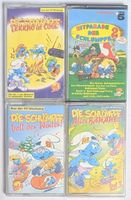 4x Kassetten - Die Schlümpfe - Vintage