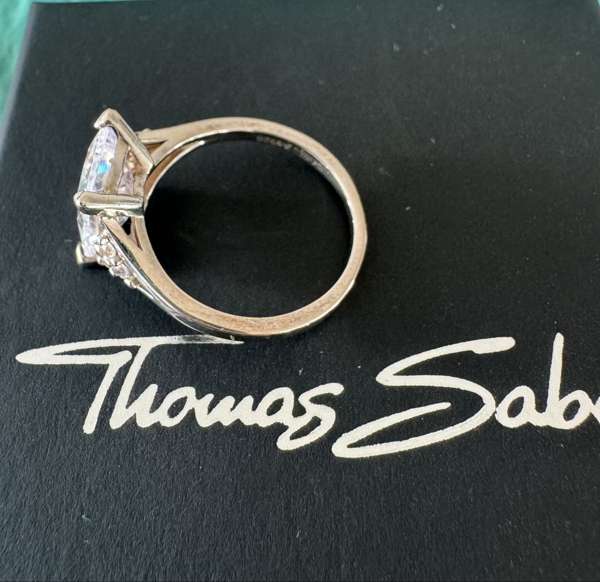 Thomas Sabo Anelli: Thomas Sabo Ring, Silber 925, Zirkonia, Grösse 54 – Nuovo (secondo la descrizione) da Stetten AG venduto da cbrenda 1