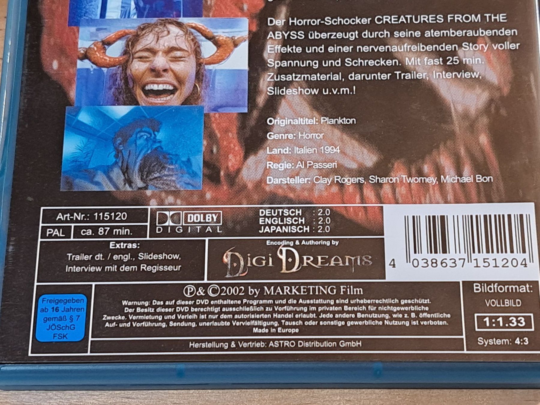 Alle DVDs: DVD Creatures from the Abyss – Neu (gemäss Beschreibung) aus Unterseen von Kanica 3