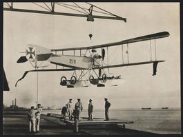 Fotografie 1. WK, Wasserflugzeug mit Ken