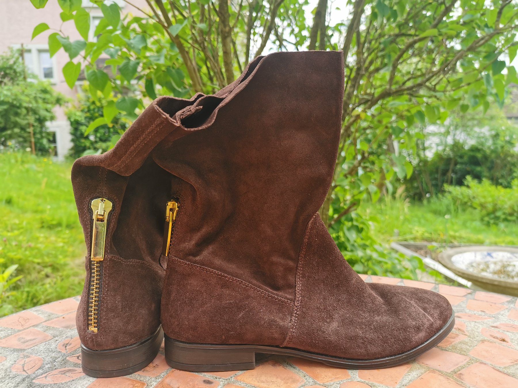 Chaussures femmes: Wildleder-Stiefelette Free Flex – D'occasion à Luzern par buypie