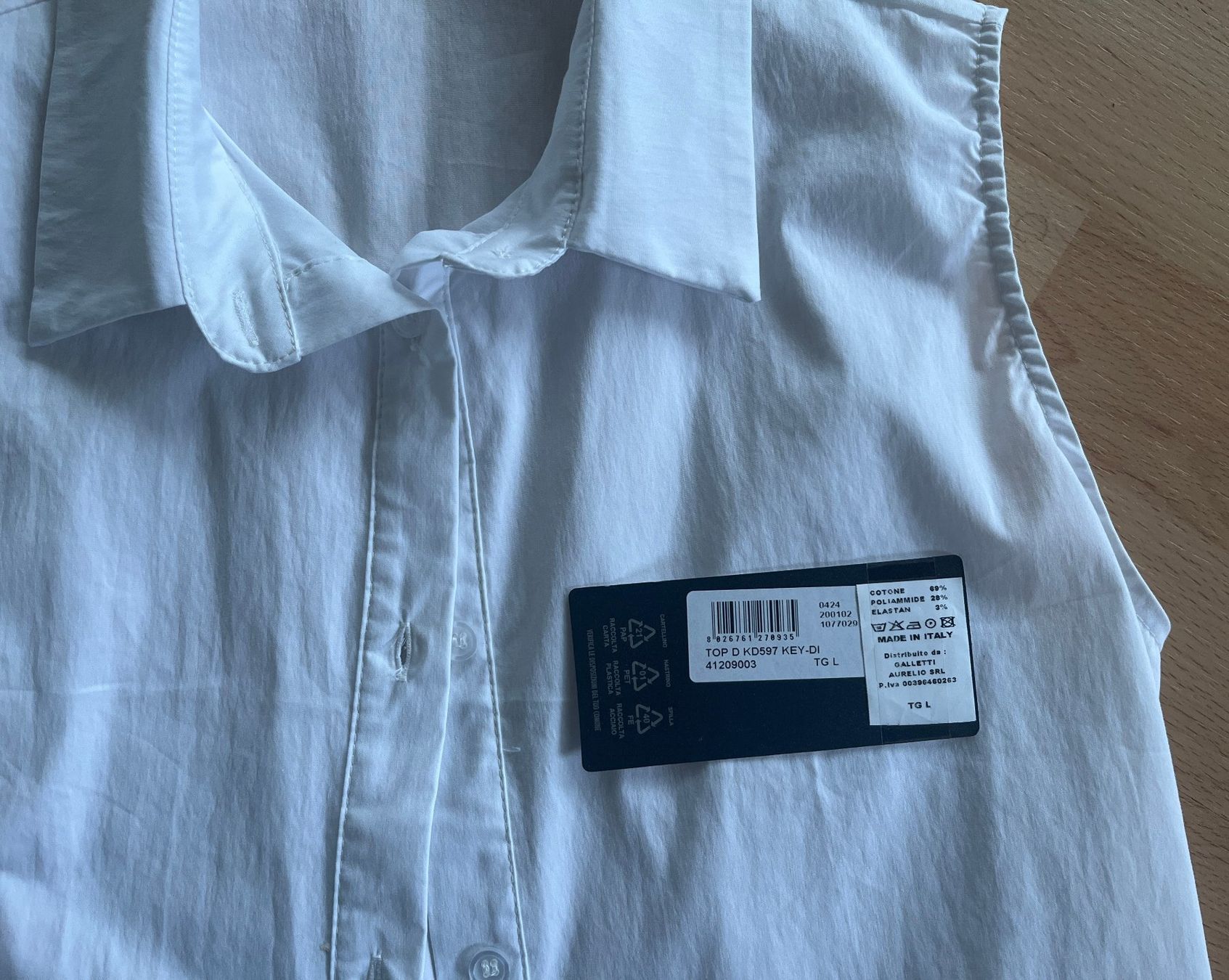 Tops: schönes Blusen-Top weiss, Gr. M – Neu (gemäss Beschreibung) aus Zürich von fbsm 2