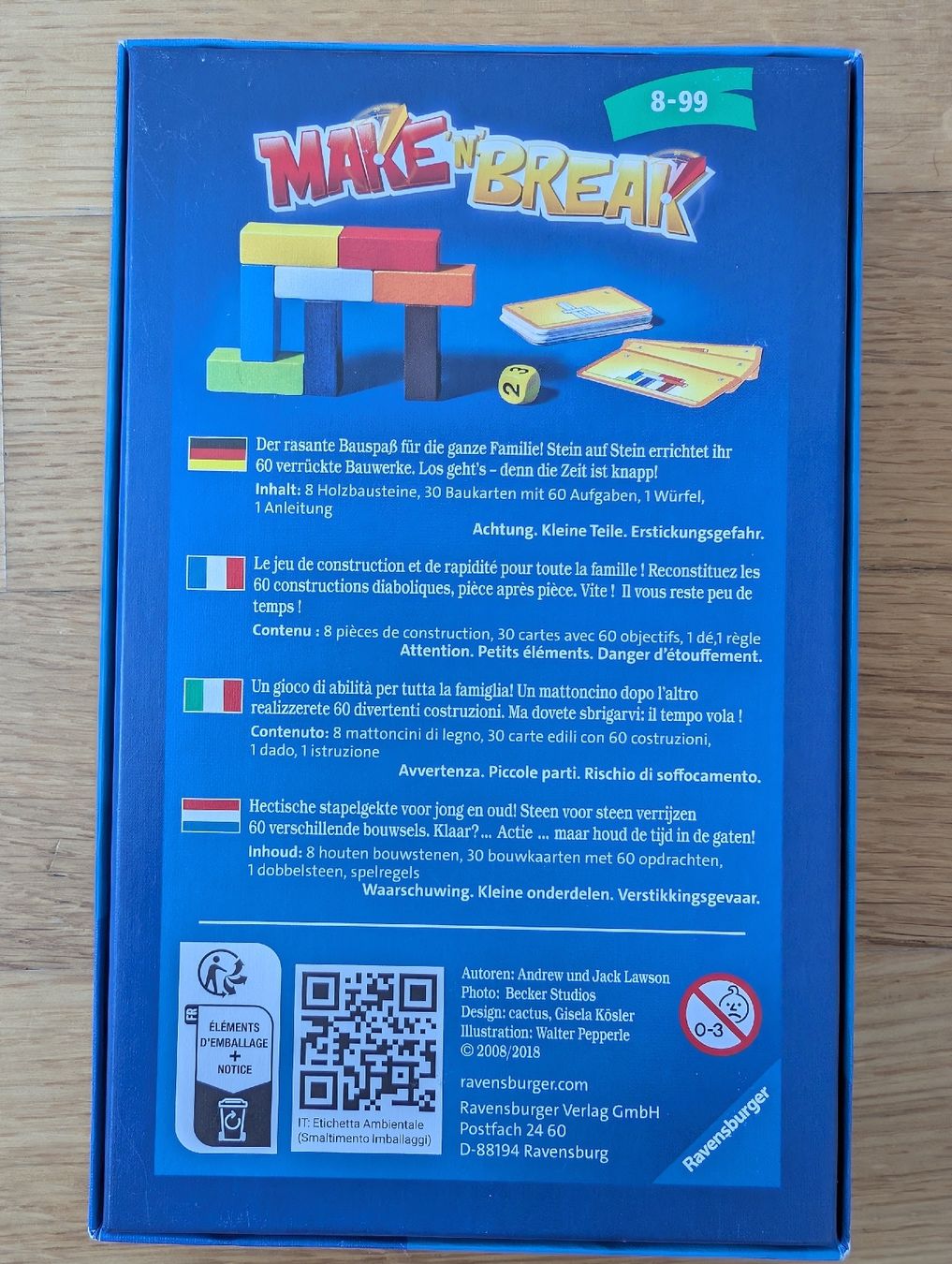 Ravensburger Giochi: Make 'n' Break - Komplett - Komptaktformat  – Nuovo (secondo la descrizione) da Wädenswil venduto da HummerZH 1