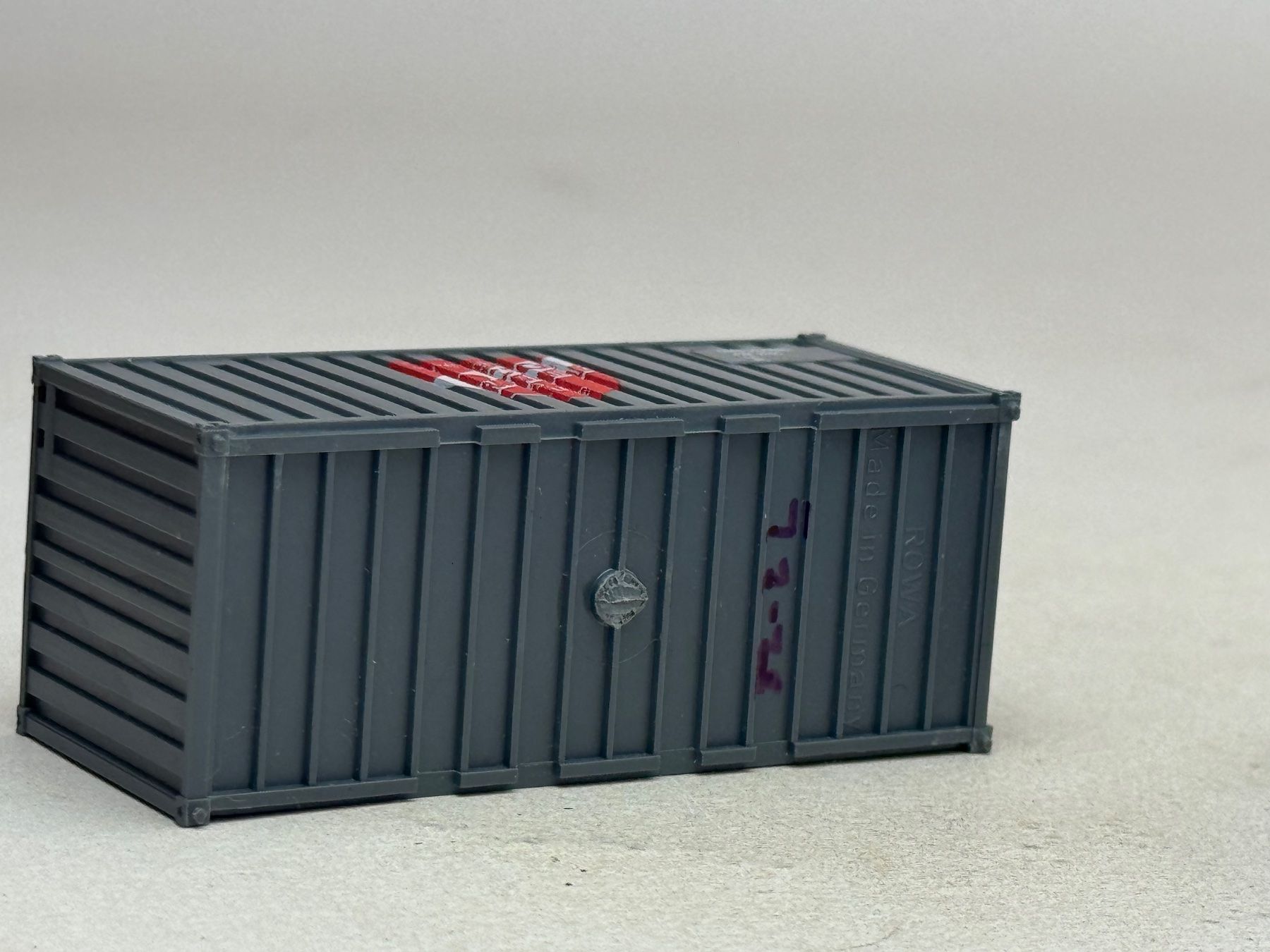 Modellini di ferrovie: EB- 20 Ft. Container Frech Line grau – Usato da Elm venduto da Wikmtz 2