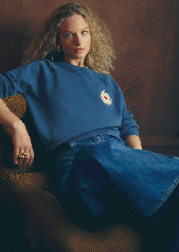 Sezane Pulls & Sweat-shirts: Sézane x Antoinette Poisson Heart Pullover, Gr S – D'occasion à Würenlingen par Nancy_Y 5