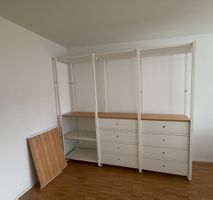 Regalsystem IKEA Elvarli Weiss mit Bambus guter Zustand