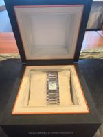 Baume & Mercier Damenuhr Edelstahl mit Saphiren Box