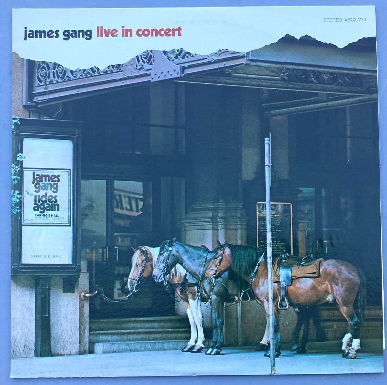 Dischi in vinile: JAMES GANG - LIVE IN CONCERT – Usato da Poliez-Pittet venduto da Newtown-Records