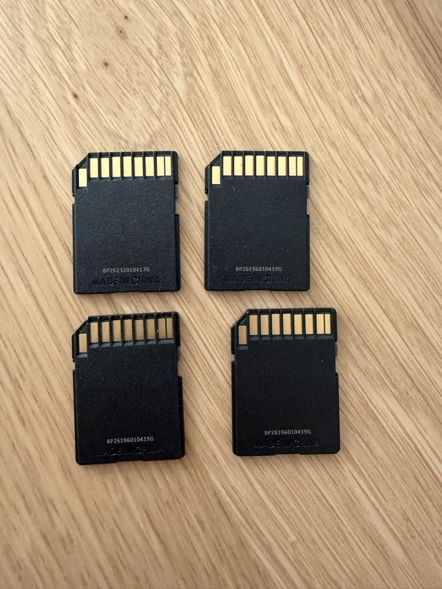 Sandisk Schede di memoria: 4× SanDisk SD 128 GB – Nuovo (secondo la descrizione) da Zürich venduto da vio_shr6 2