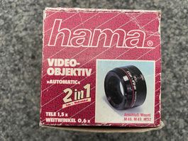 Hama Video-Objektiv 2in1 HR 0,6-1,5