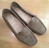 Vittoria Mengoni Damen Loafer Wildleder grau Gr 38