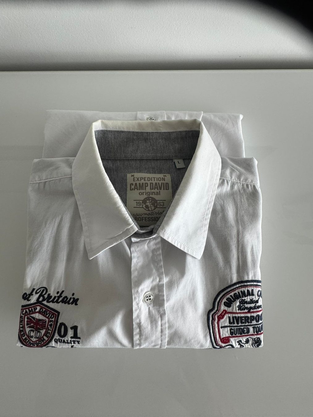 Camp David Camicie: Camp David Hemd, Grösse L, Weiss, gebraucht – Usato da Uhwiesen venduto da mic_kd6g 7