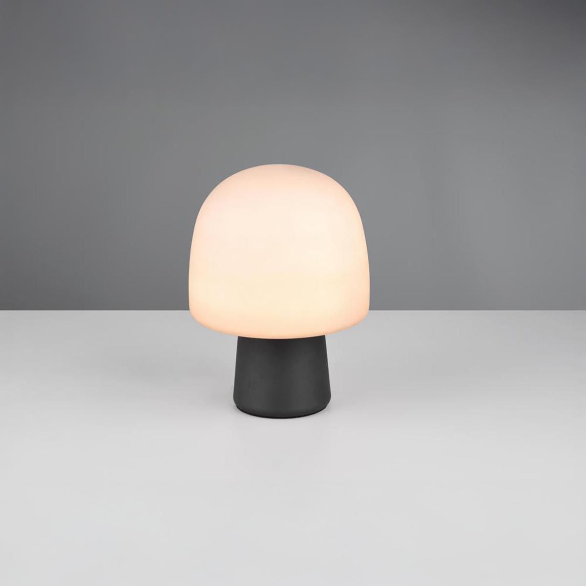 Lampen: Tischleuchte, Glas, Taupe, 27 cm Höhe – Neu (gemäss Beschreibung) aus Kreuzlingen von Smart-Light 4