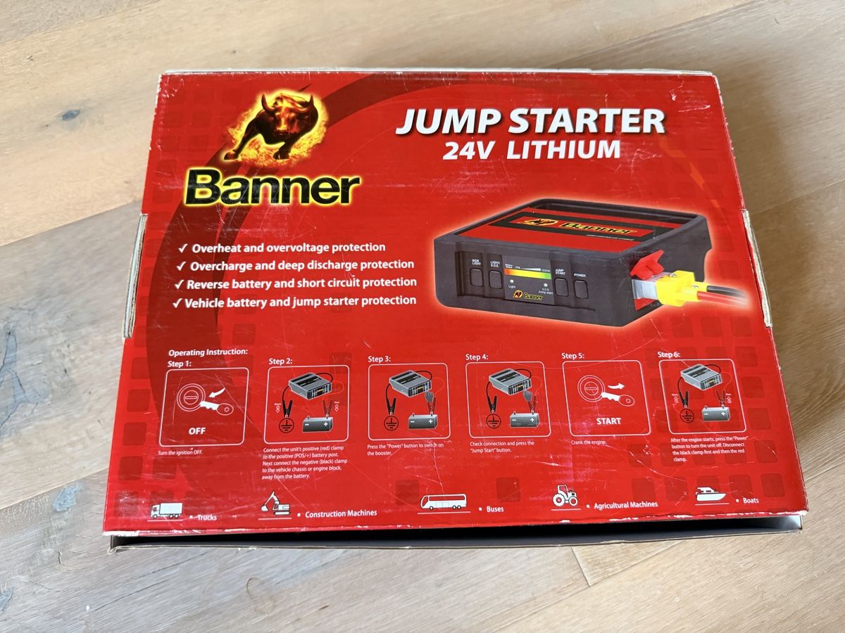 Banner Batterie: Booster de démarrage Banner 24V Lithium – Nuovo e nell'imballaggio originale da Donneloye venduto da Edelweiss_jeep 1