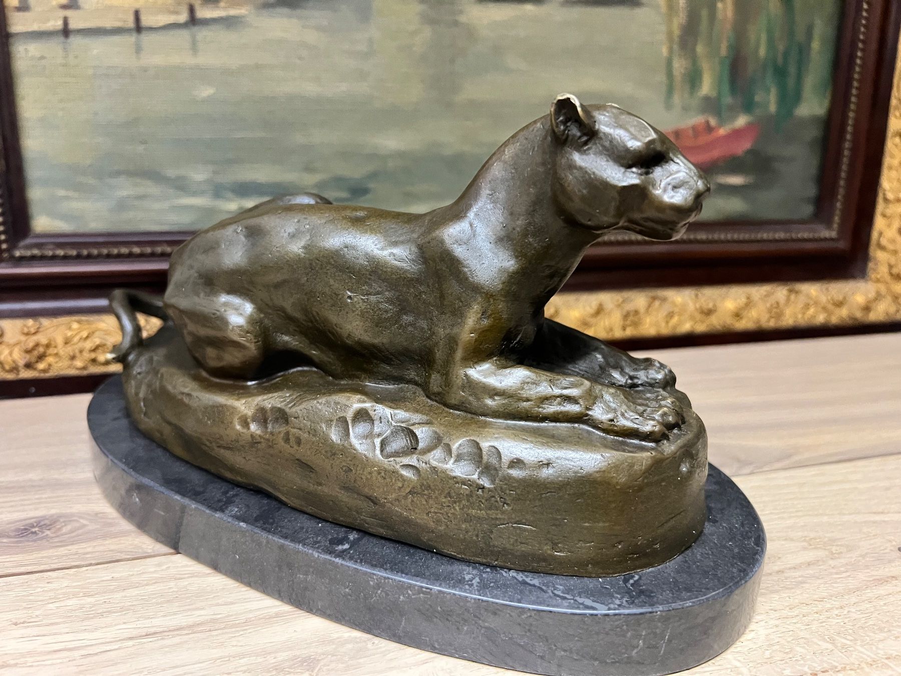 Sculture & Statue: Massive Leopard Bronzefigur Art-Deco ⚠️ – Usato da Oberengstringen venduto da Cici7 3
