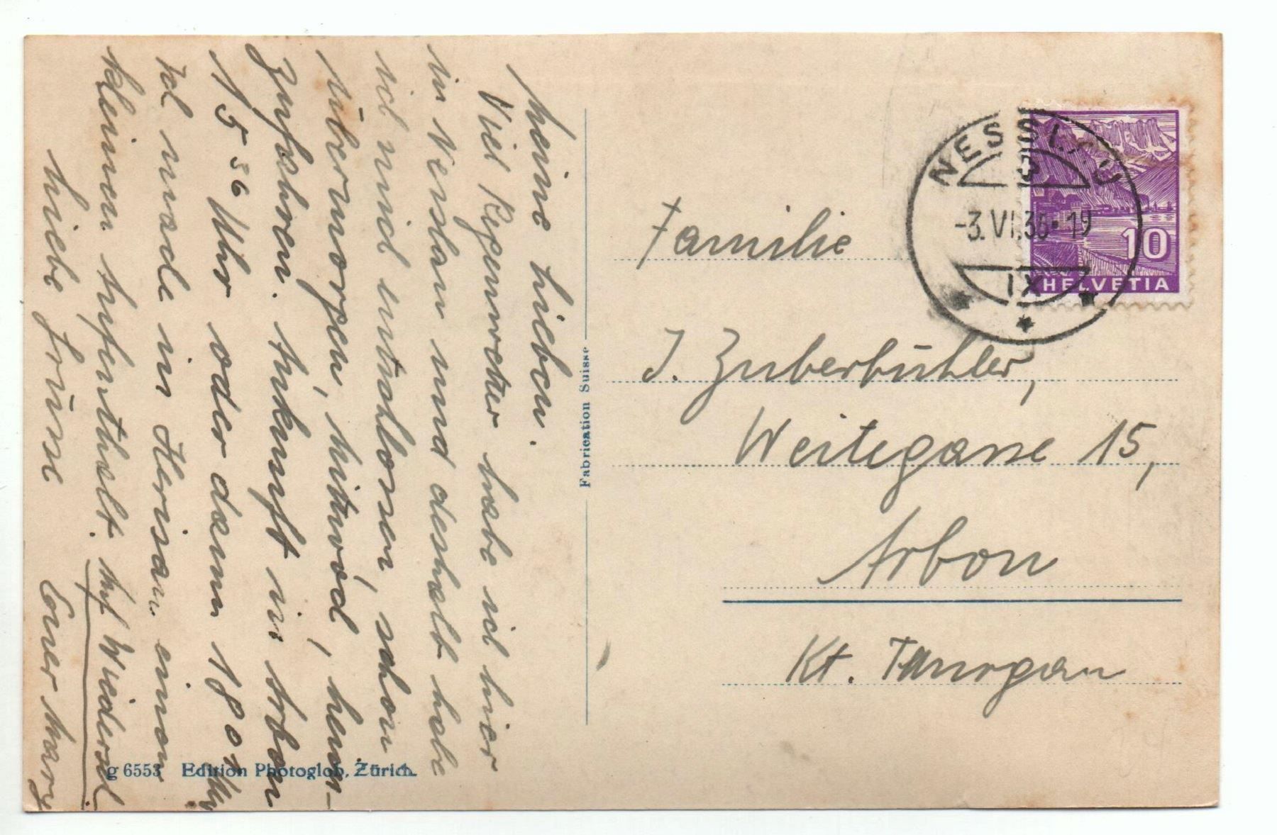 Cartoline postali: NESSLAU - NEU ST. JOHANN – Usato da Jona venduto da philajona 1