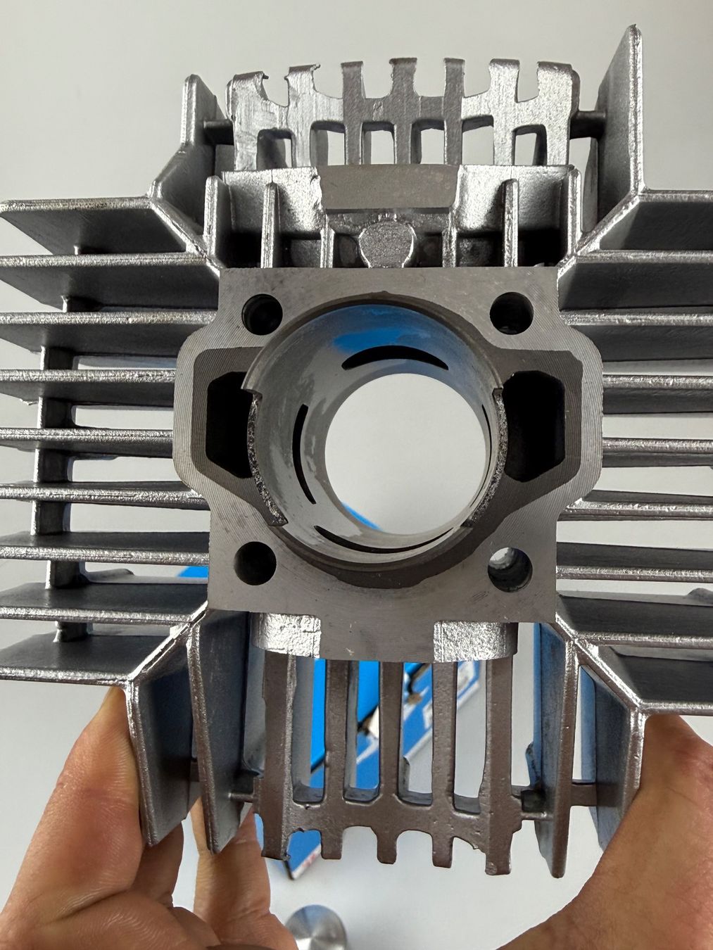 Puch Ciclomotori: Zylinder Puch Supermaxi/Monza 40mm neu – Nuovo e nell'imballaggio originale da Hallau venduto da mofaplus 3