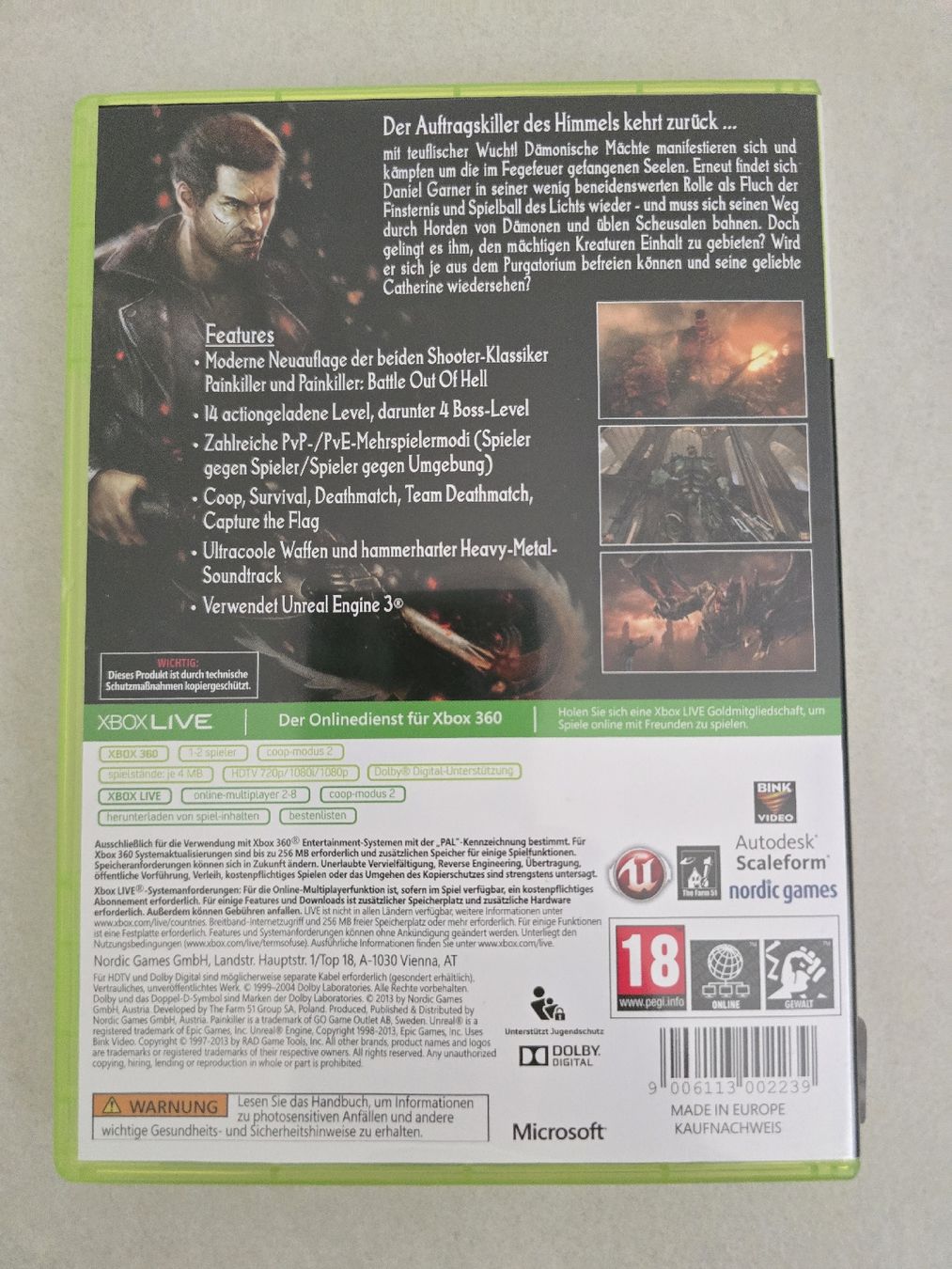 Microsoft Spiele: Painkiller Hell & Damnation Uncut Xbox 360 – Gebraucht aus Füllinsdorf von master_mind 1