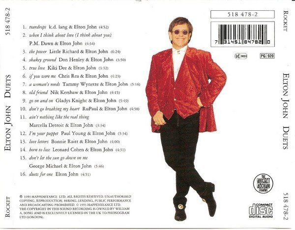 CDs: John Elton: Duets CD – Neu (gemäss Beschreibung) aus Steinhausen von Vilivinili 1