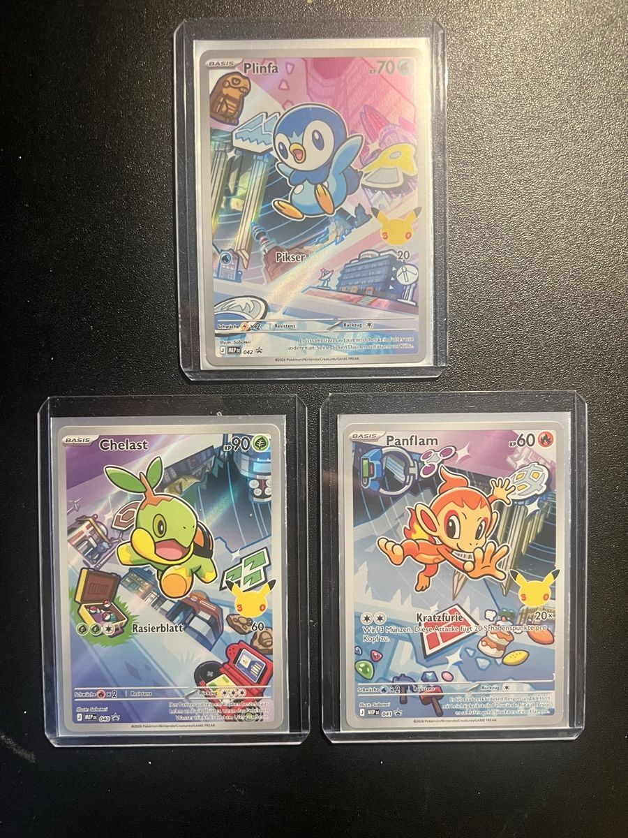 Pokémon Carte collezionabili: Pokemon Panflam, Chelast ,Plinfa Lot 17 – Nuovo (secondo la descrizione) da Goldach venduto da Milosg3