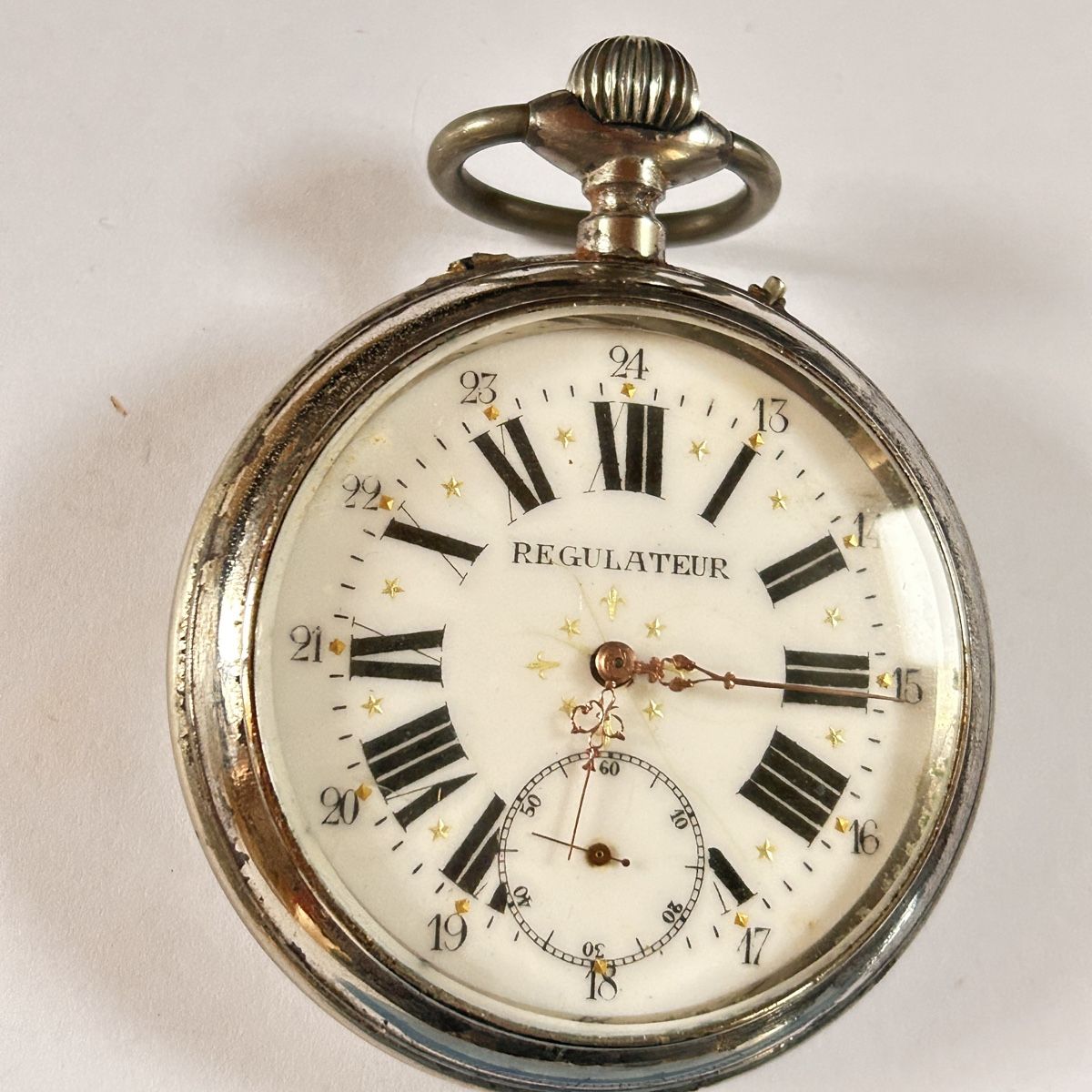 Orologi: Grosse Taschenuhr REGULATOR – Usato da Basel venduto da bellespirit