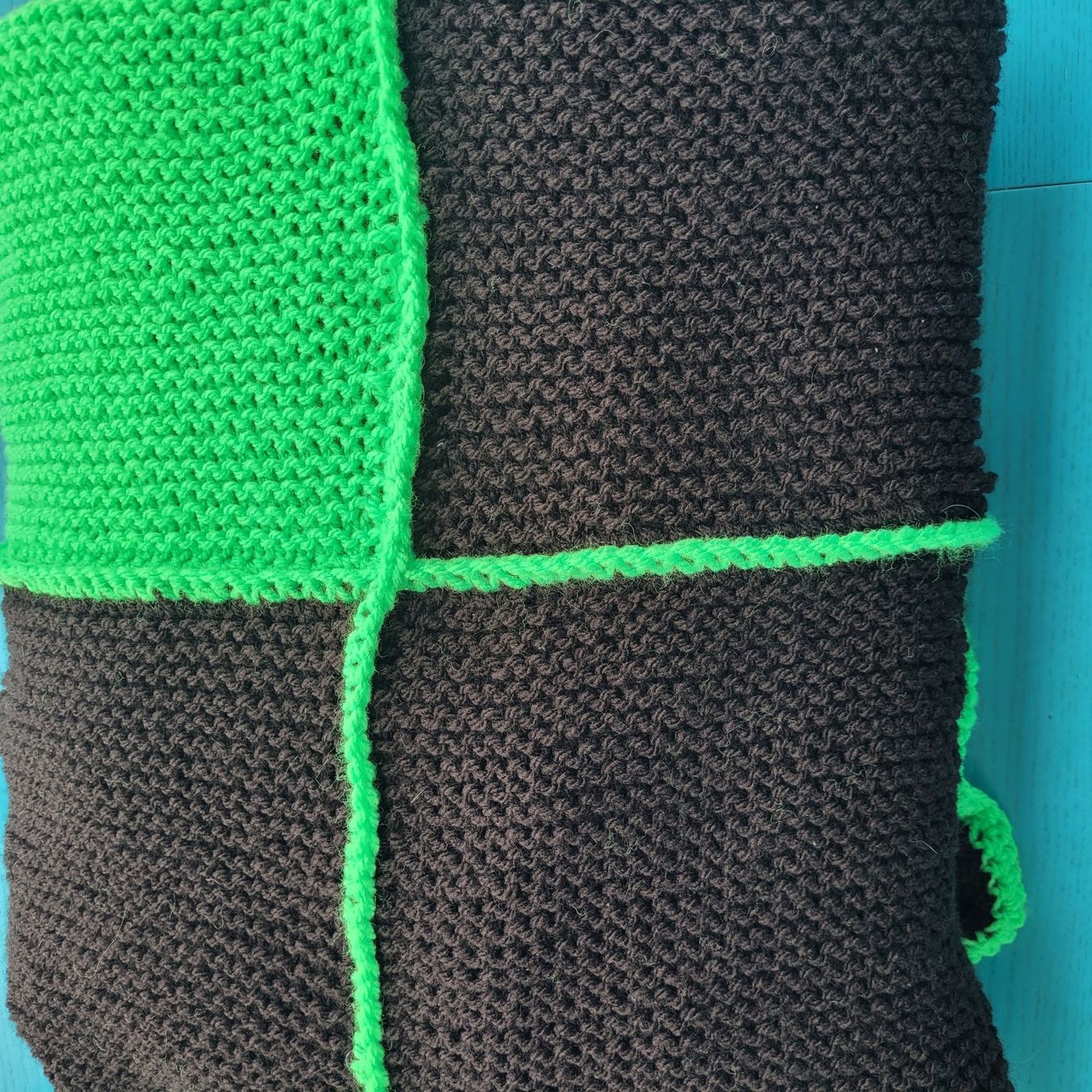 Coperte: Wolldecke gestrickt, Handarbeit – Nuovo e nell'imballaggio originale da SCHÜBELBACH venduto da CoKaHa 2