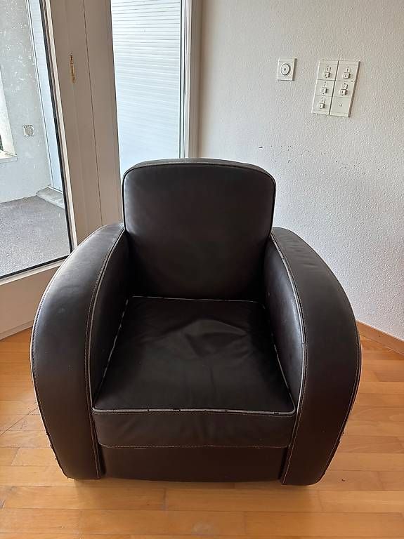 Poltrone: hochwertiger Retro-Ledersessel – Usato da Zürich venduto da sar_b9rs