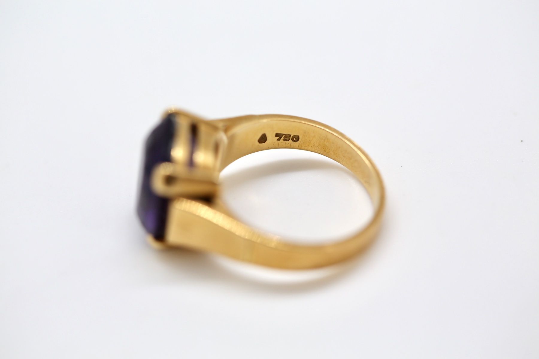 Bagues: Goldring 18K mit Amethyst – D'occasion à Reinach BL par Han-Numismatik 4