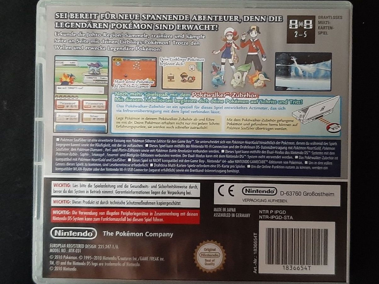 Pokémon Giochi: Pokémon Soul Silver Edition DS – Usato da Degersheim venduto da roh_y768 1