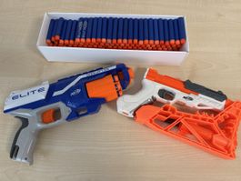 Nerf Elite Disrupter & Stockade Gewehr + ca. 100 Darts