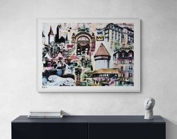 Luzern Moderne Kunst Street Art Urban City Bild Schweiz