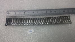 Uhrenarmband Stainless Steel 18.1 mm Anstoss, Silber Farbe