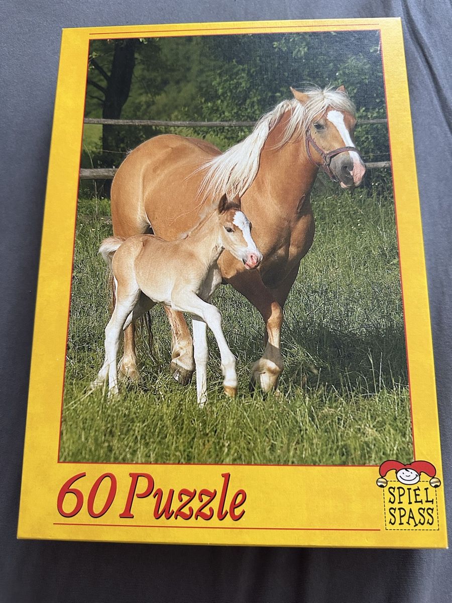 Puzzle: Puzzle "Pferd mit Fohlen" – Usato da Zufikon venduto da tam_gfx6