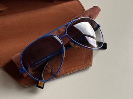 Hugo Boss Orange - Blaue Sonnenbrille - wie neu!