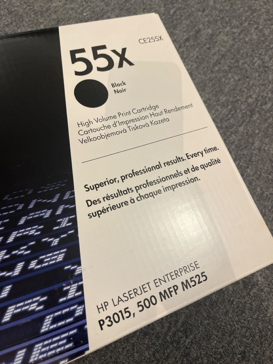 Hewlett Packard Druckerpatronen & Toner: HP Laserjet Toner 55X Black/Noir – Neu und originalverpackt aus Baden von lupa5400 1