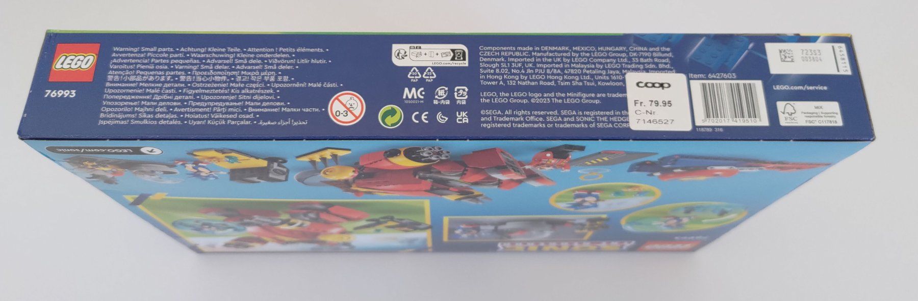 Lego Spielzeuge: Lego 76993 Sonic vs. Dr. Eggman's Death Egg Robot – Neu und originalverpackt aus Cham von Chri_nu 4