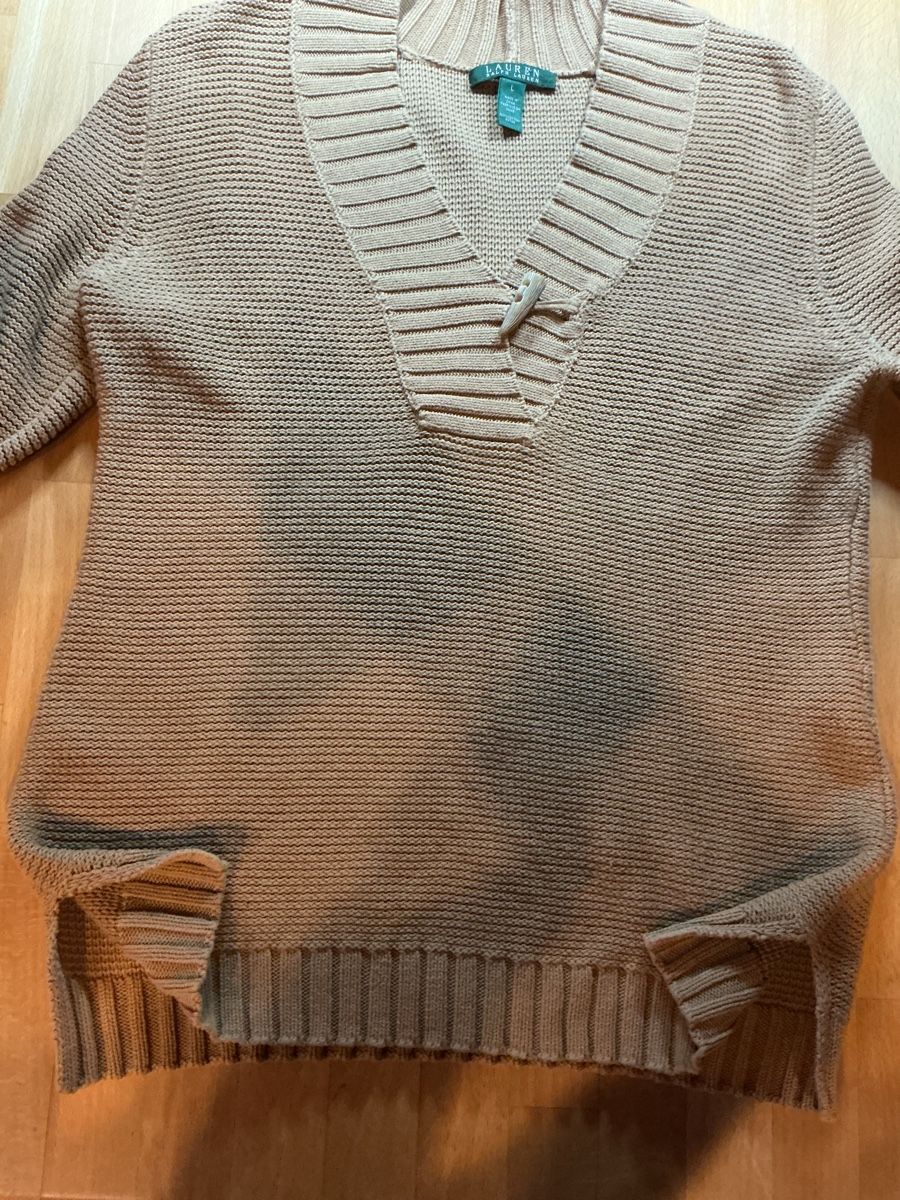 Ralph Lauren Maglioni & Felpe: Lauren Ralph Lauren StrickPulli, Beige, Grösse L – Usato da Belp venduto da embudu20 2