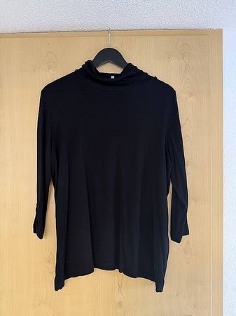 Schwarzes Langarmshirt XXL