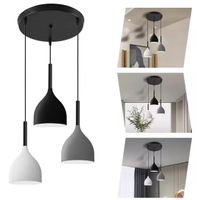 Moderne 3-flammige Pendelleuchte inkl. 3 LED-Lampen (60 W)